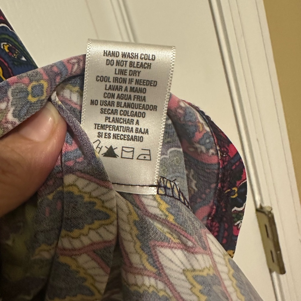 MSK Multicolor Patterned Peacock Dress - Picture 6 of 7